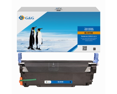 Картридж G&G for HP CLJ 5500/5550, черный (13 000 стр.)