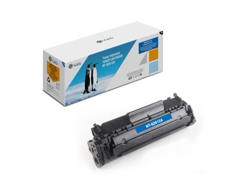 Картридж Cartridge G&G for HP LJ 1010/1012/1015/1018/1020/1022/1022n/1022nw/3015/3020/3030/3050/3052/3055/M1005/M1300/1319f;Canon LBP 2900/3000/L120/L90;FAX L100/L120;i-SENSYS 4
