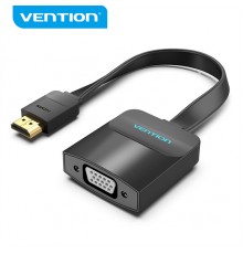 Переходник Vention HDMI to VGA Flat Converter 0.15M Black                                                                                                                                                                                                 