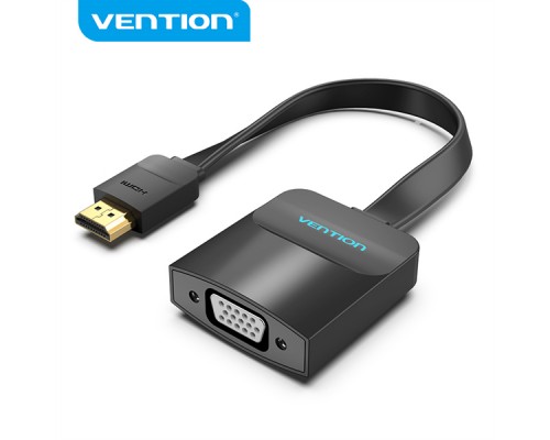 Переходник Vention HDMI to VGA Flat Converter 0.15M Black