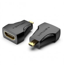 Переходник Vention Micro HDMI Male to HDMI Female Adapter Black                                                                                                                                                                                           