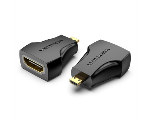 Переходник Vention Micro HDMI Male to HDMI Female Adapter Black