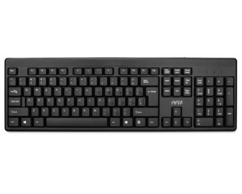 Клавиатура HIPER WIRED KEYBOARD OK-1100 BLACK