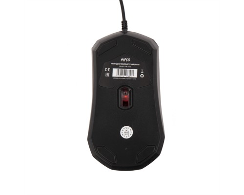 Мышь HIPER WIRED MOUSE OM-1900 BLACK