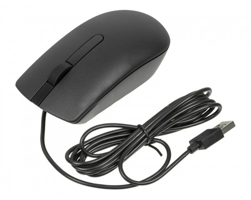 Мышь Dell Mouse MS116 Wired; USB; optical; 1000 dpi; 3 butt; Black