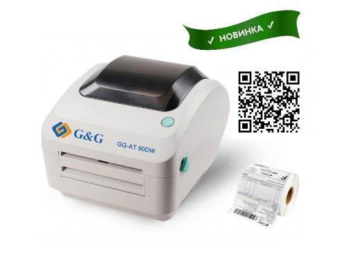 Термо принтер этикеток GG-AT-90DW, DT, 4