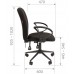 Офисное кресло Chairman    9801    Россия     ткань С-3 черный