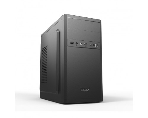 Корпус CBR PCC-MATX-RD873-400W  mATX Minitower RD873, c БП PSU-ATX400-12EC (400W/120mm), 2*USB 2.0, HD Audio+Mic, кабель питания 1.2м, Black