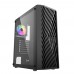 Корпус Powercase CMIPB-L4 Корпус Mistral P4B, Tempered Glass, 4x 120mm 5-color fan, чёрный, ATX  (CMIPB-L4)