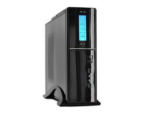Корпус PowerCool  S0506-300W (Desktop, Black, SFX 300W-80mm, 24+8pin, LCD + датч. темп.3шт)