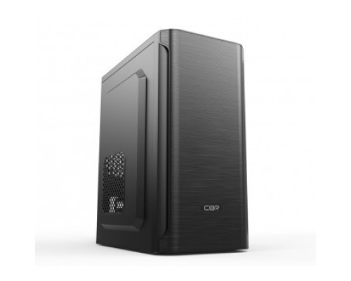 Корпус CBR PCC-MATX-MX10-WPSU  mATX Minitower MX10, без БП, 2*USB 2.0, HD Audio+Mic, Black