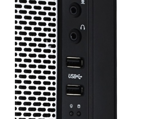 Корпус PowerCool  S0002-BS USFF (Mini-ITX, Black, 2*USB3.0+HD Audio, БП ATX-200S)