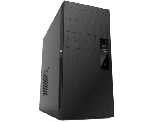 Корпус ES863BK  PM-450ATX  U2*2+A(HD)+USB 3.1 TypeC, additional HDD cage, P-lock, SGCC 0.5mm  [6178849]