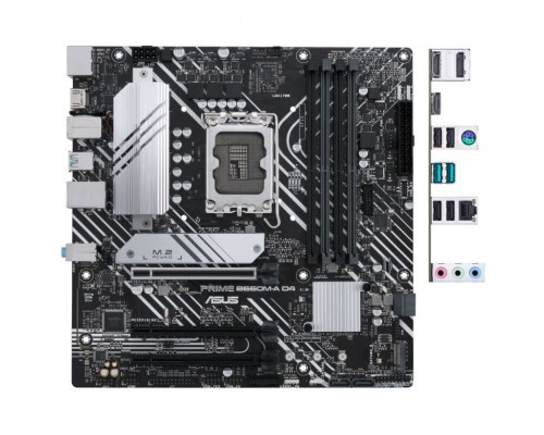 Материнская плата Asus PRIME B660M-A D4 LGA1700 micro-ATX 4xDDR4 2xPCIEx16 2xPCIEx1 3xM.2 HDMI DP GLAN