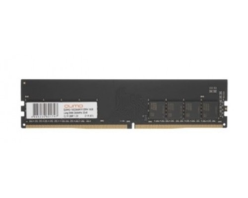 Модуль памяти QUMO DDR4 DIMM 16GB QUM4U-16G2666N19 PC4-21300, 2666MHz