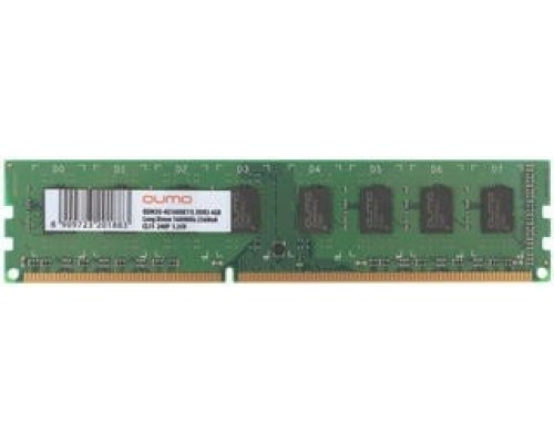 Модуль памяти QUMO DDR3 DIMM 4GB (PC3-12800) 1600MHz QUM3U-4G1600K11L 1.35V