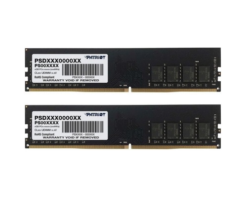 Модуль памяти DDR4 2x8Gb 3200MHz Patriot PSD416G3200K Signature RTL PC4-25600 CL22 DIMM 288-pin 1.2В single rank