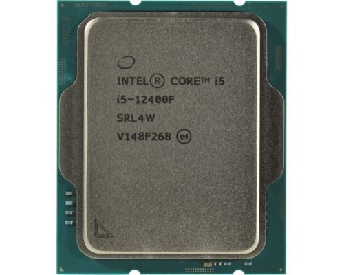 Процессор Core i5-12400F OEM (Alder Lake, Intel 7, C6(0EC/6PC)/T12, Performance Base 2,50GHz(PC), Turbo 4,40GHz, Max Turbo 4,40GHz, Without Graphics, L2 7.5Mb, Cache 18Mb, Base TDP 65W, Turbo TDP 117W, S1700) (CM8071504650609)