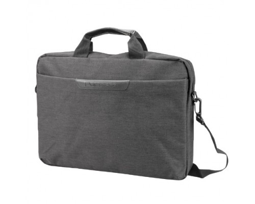 Сумка PORTCASE KCB-161Grey (нейлон, серая до 15,6