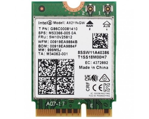 Неттоп Intel AX211.NGWG Wi-Fi 6E AX211 (Gig+), 2230, 2x2 AX R2 (6GHz)+BT, vPro, 999M0W