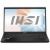 Ноутбук MSI Modern 15 B12M-214XRU  9S7-15H112-214 Black 15.6