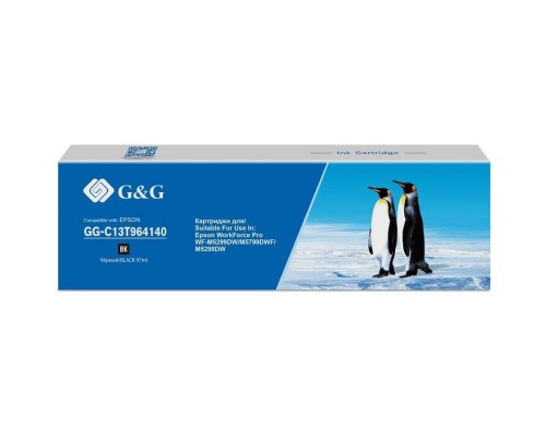 Картридж струйный G&G GG-C13T964140 черный (97мл) для Epson WorkForce Pro WF-M5299DW/M5799DWF/M5298DW