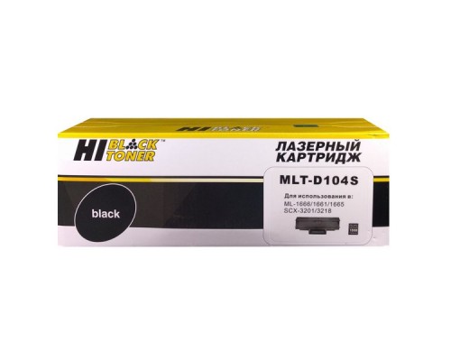 Hi-Black MLT-D104S Картридж для ML-1660/1665/1666/1661/SCX-3200/3205, с чипом