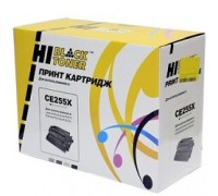Hi-Black CE255X  Картридж для принтеров  LaserJet P3015, черный, 12500 стр.                                                                                                                                                                               