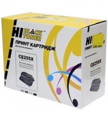 Hi-Black CE255X  Картридж для принтеров  LaserJet P3015, черный, 12500 стр.                                                                                                                                                                               