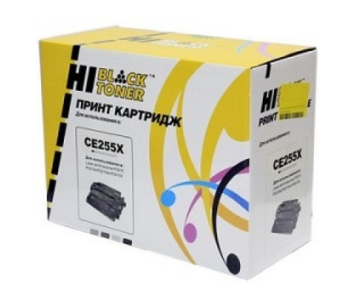 Hi-Black CE255X  Картридж для принтеров  LaserJet P3015, черный, 12500 стр.