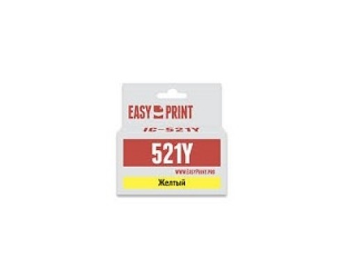 EasyPrint CLI-521Y Картридж  (IC-CLI521Y) для Canon PIXMA iP4700/MP540/620/980/MX860, желтый, с чипом