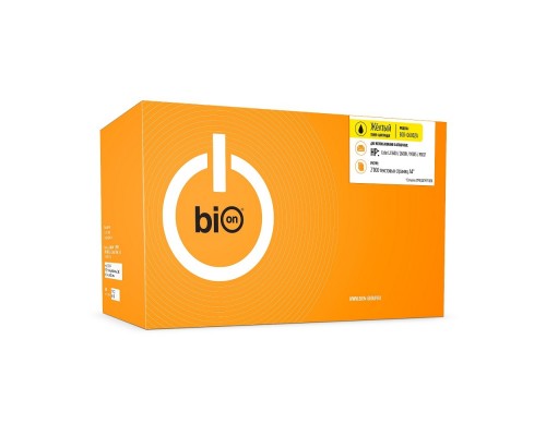 Bion Q6002A Картридж для HP Color LaserJet 2600/1600/2605N (2000  стр.), Желтый