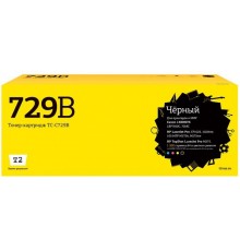 T2 Cartridge 729 Картридж (TC-C729B) для Canon i-SENSYS LBP7010C/HP LJ Pro CP1025 (1200 стр.) Черный, с чипом                                                                                                                                             