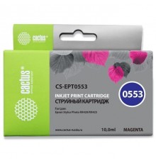 Картридж струйный Cactus CS-EPT0553 пурпурный (10мл) для Epson Stylus RX520/Stylus Photo R240                                                                                                                                                             
