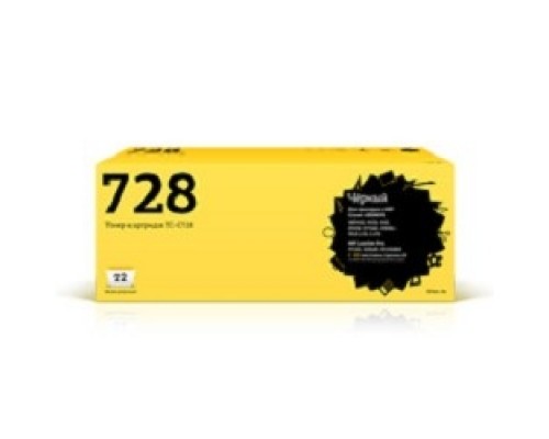 T2 Cartridge 728/CE278A Картридж (TC-C728) для i-SENSYS MF4410/MF4430/MF4450/MF4550d/MF4570dn/MF4580dn/HP LaserJet Pro P1566/P1606dn/M1536dnf (2100 стр.)