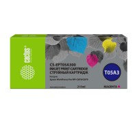 Картридж струйный Cactus CS-EPT05A300 T05A3 пурпурный (215мл) для Epson WorkForce Pro WF-C878/C879                                                                                                                                                        