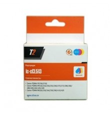 T2 CL-513 Картридж  (IC-CCL513) для Canon PIXMA iP2700/MP230/240/250/280/480/490/MX320/360/410, цветной                                                                                                                                                   