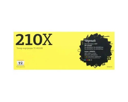 T2 CF210X Картридж (TC-H210X) для HP LJ Pro 200 M251n/MFP M276n/276nw (2400 стр.) черный, с чипом