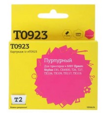 T2 C13T09234A10/C13T10834A10 (IC-ET0923) Картридж для  Epson Stylus C91/CX4300/TX106/TX117, пурпурный, с чипом                                                                                                                                            