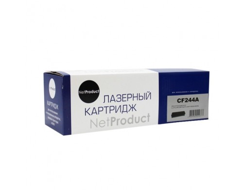 NetProduct CF244A Картридж с чипом для HP LJ Pro M15a/M15w/M28a/M28nw (1000 стр.)