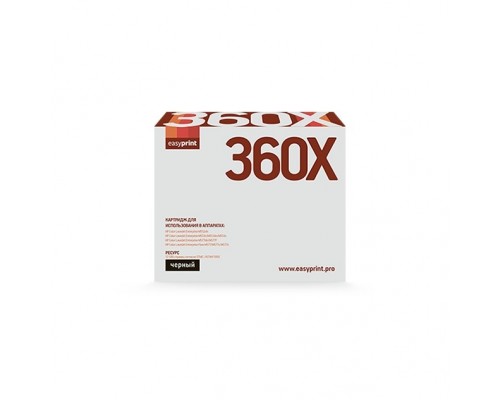 Easyprint CF360X Тонер-картридж LH-CF360X для HP Enterprise M552dn/M553n/M553dn/M553x/MFP M577 (12500 стр.) черный, с чипом, восст.