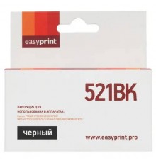 EasyPrint CLI-521Bk Картридж (IC-CLI521BK) для Canon PIXMA iP4700/MP540/620/980/MX860, черный, с чипом                                                                                                                                                    