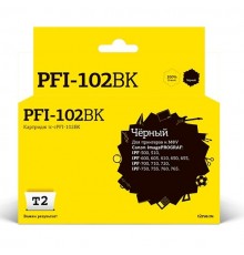 T2 PFI-102BK Картридж струйный для Canon imagePROGRAF iPF-500/510/600/605/610/650/655/700/710/720/750/755/760/765, черный                                                                                                                                 