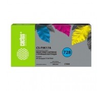 Картридж струйный Cactus CS-F9K17A 728XXL голубой (300мл) для HP DesignJet T730, T830                                                                                                                                                                     