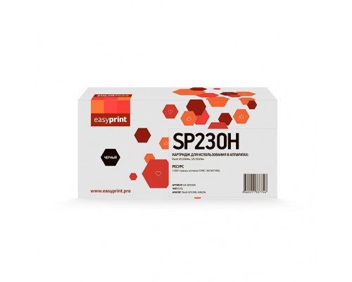 Easyprint SP230H  Картридж LR-SP230H  для Ricoh SP230DNw/230SFNw (3000стр.) черный, с чипом