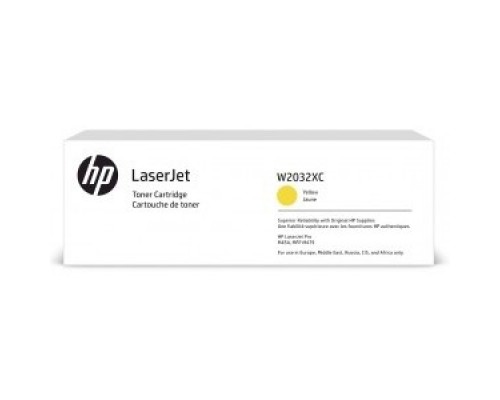 Картридж лазерный HP 415X W2032XC желтый (6000стр.) для HP LJ M454/MFP M479 (техн.упак)