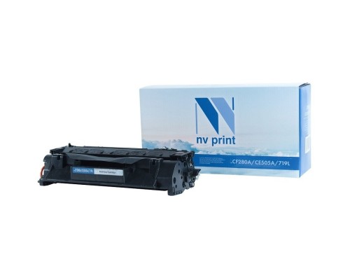 NVPrint CF280A/CE505A/719L Картридж для принтеров HP LJ Pro 400 M401D Pro,  M425 Pro,400 M425DW Pro,P2035/ P2035n/ P2055/  Canon LBP-6300dn/ LBP-6650dn/ MF5840dn/ MF5880dn (2700)