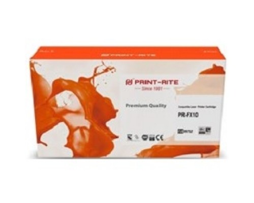 Картридж лазерный Print-Rite [PR-FX10] TFH724BPU1J2  черный (2000стр.) для Canon L100/L120/4140/MF4380dn/D420/D480