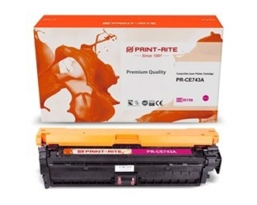 Картридж лазерный Print-Rite [PR-CE743A] TFHAN8MPU1J  пурпурный (7300стр.) для HP LJ CP5220/CP5221/CP5223/CP5225