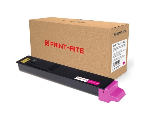 Картридж лазерный Print-Rite [PR-TK-8115M] TFKA35MPRJ  пурпурный (6000стр.) для Kyocera Mita Ecosys M8124cidn/M8130cidn